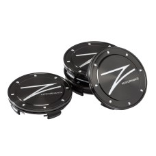 Premium Collection | 4 Centercaps - Gunmetal/Matte Gunmetal