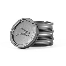 Z Centercaps | Matte Gunmetal + Matte Gunmetal Z